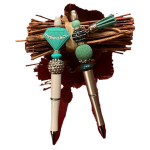 Tiffany Inspired Handmade Beaded Pens